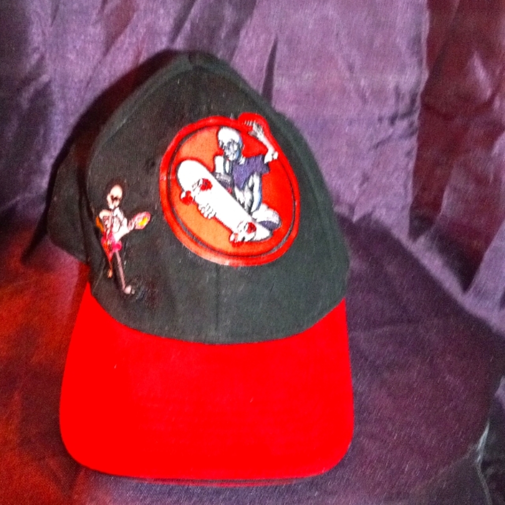 Red And black Ball cap